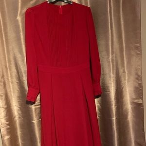 Long sleeve floor length Evening Dress